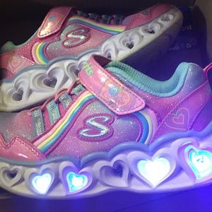 Heart lights Skechers